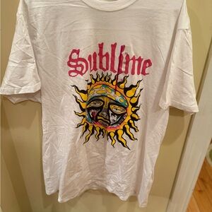 White Sublime Graphic T-Shirt